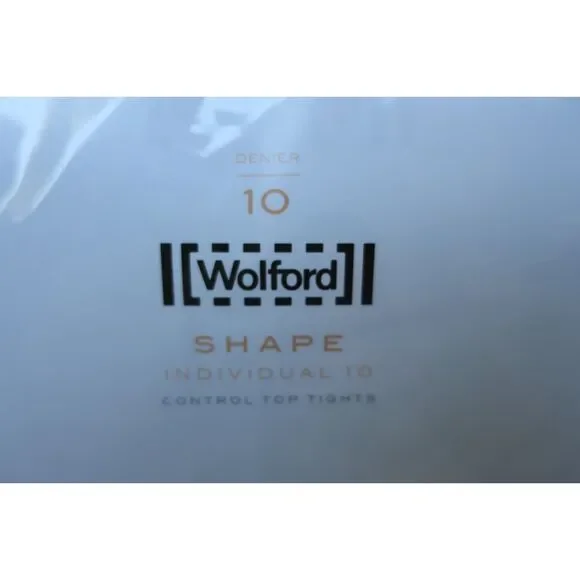 WOLFORD XL Black Sheer Control Top Tights - Picture 2 of 4